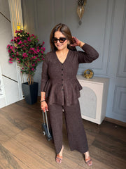 (Karisma) Lightweight and soft winter co-ord set