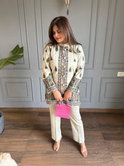 3 Piece woollen embroidered co-ord set (Amari)