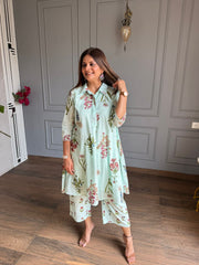 A line 3 piece mul cotton co-ord set (Riya)