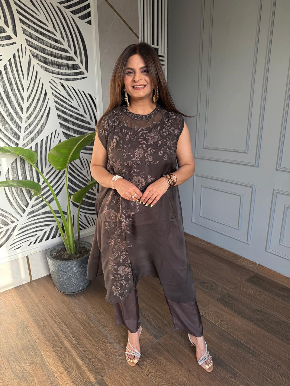 Super soft 3 piece organza co-ords (Karishma)
