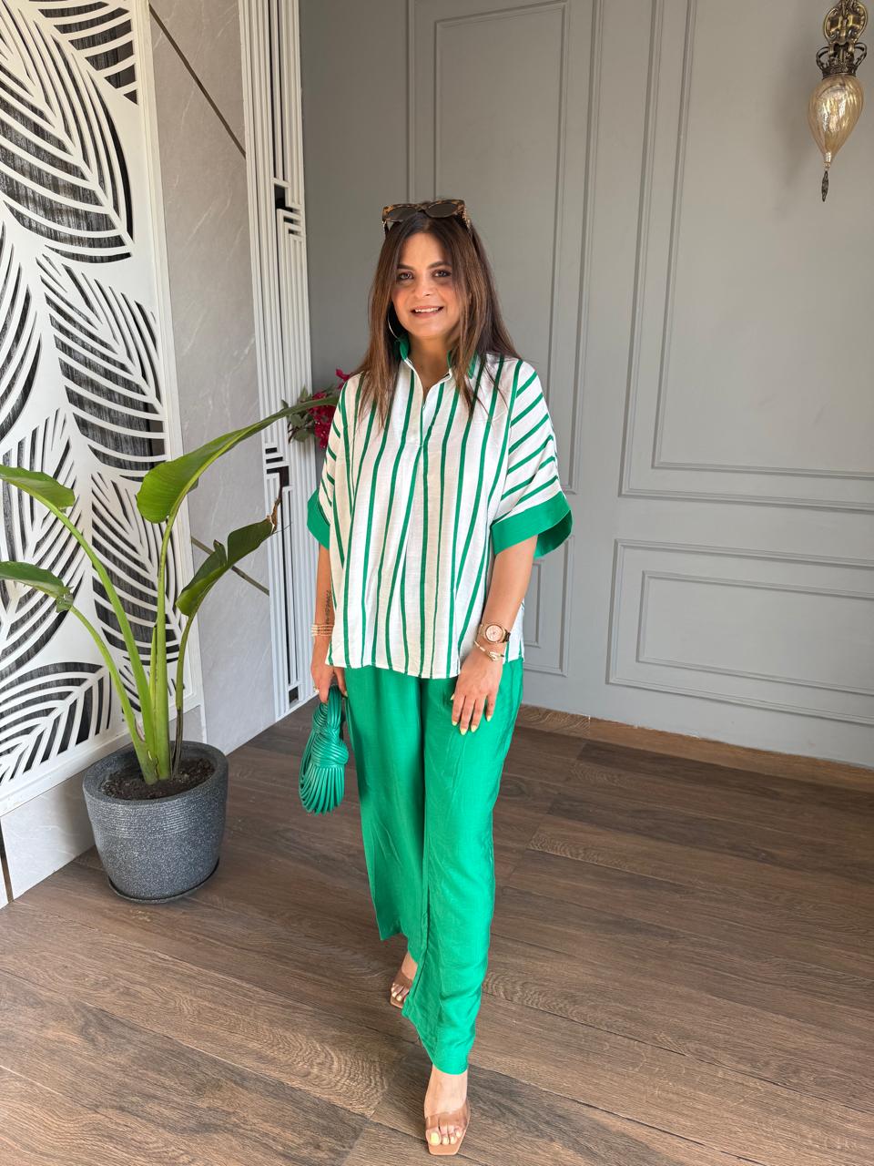 Striped summer co-ords