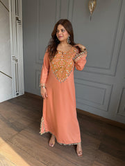 Embroidered long summer pherans (Afsa)