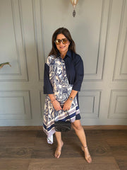 Imported long printed shirts cum dress (Doja)