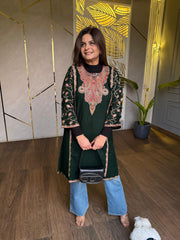 Woollen embroided pheran (Gulmarg)