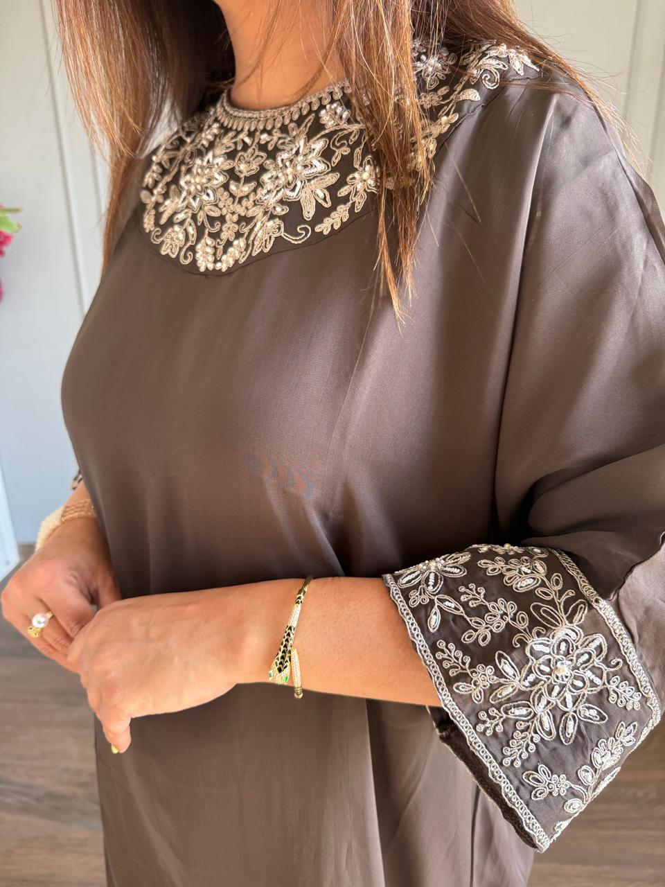 2 piece soft organza kaftan set (Soho)