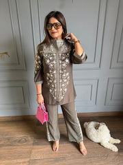 Imported embroidered summer co-ord (Neeta)