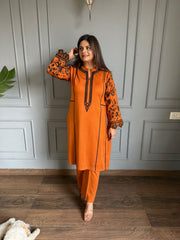 All new 2 piece woollen embroided co-ord set (Sonia)