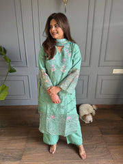 Pure cotton embroidered pakistani suit (Sia)