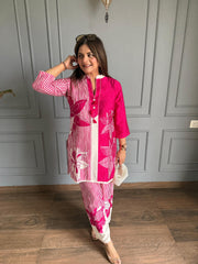 Pure cotton floral printed co-ord set (Naaz)