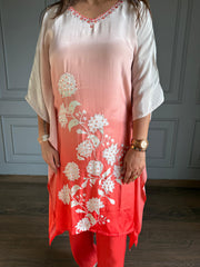 Crepe Embroidered Coord set (Siya)