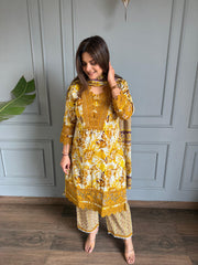 Pure cotton printed laced suits with full cotton dupatta (Sangam)