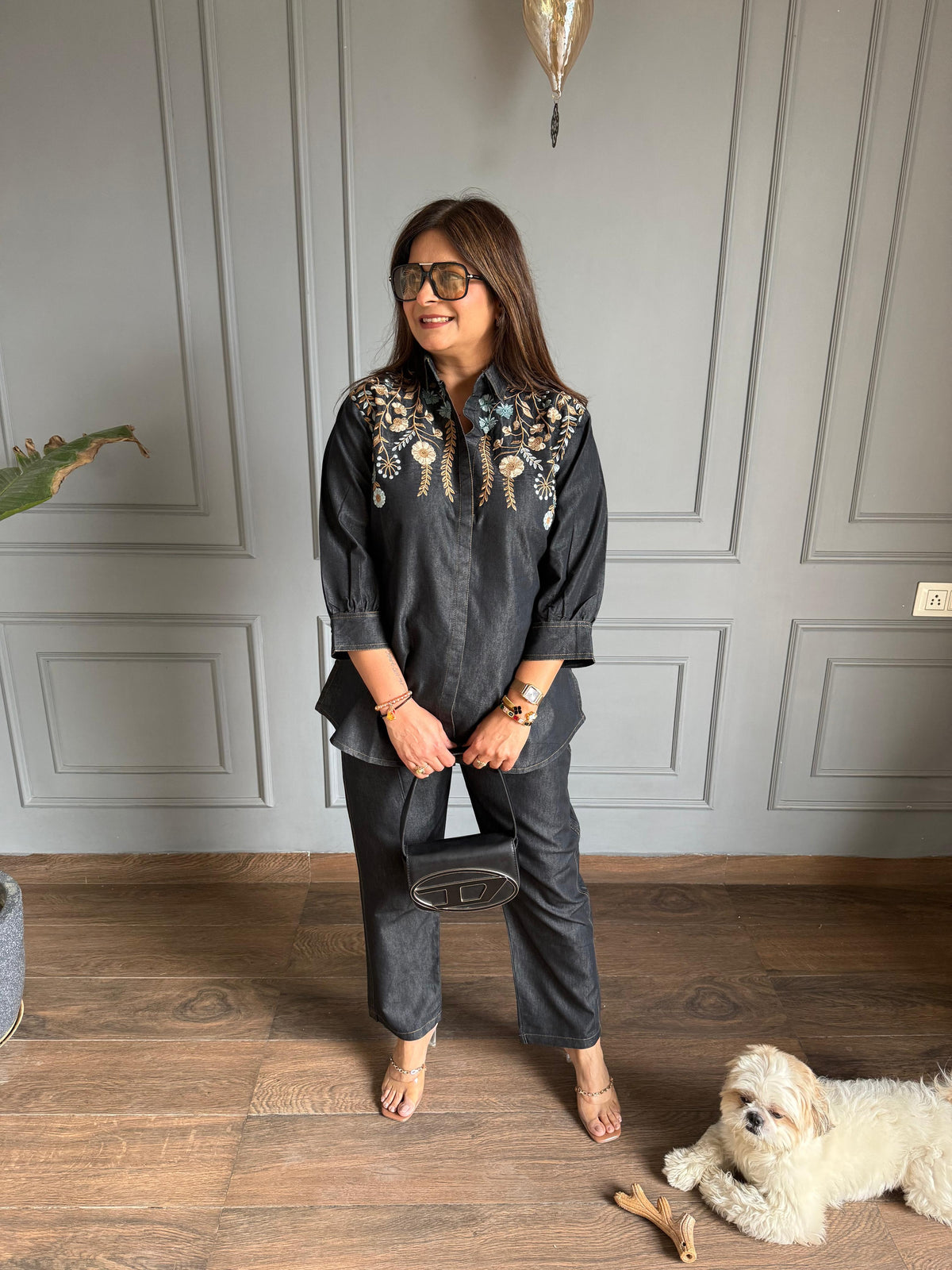Pocket friendly denim co-ords (Asha)
