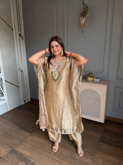 Beautiful kaftaan set in tissue fabric (Naksh)