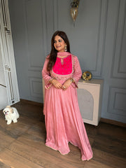 Beautiful 2 piece hand work anarkali suit with dupatta (Khubsurat)