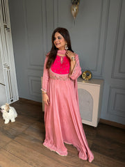 Beautiful 2 piece hand work anarkali suit with dupatta (Khubsurat)