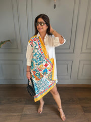 Imported long printed shirts cum dress (Doja)