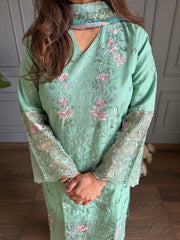Pure cotton embroidered pakistani suit (Sia)