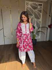 Mul cotton summer co-ord set (Malai)