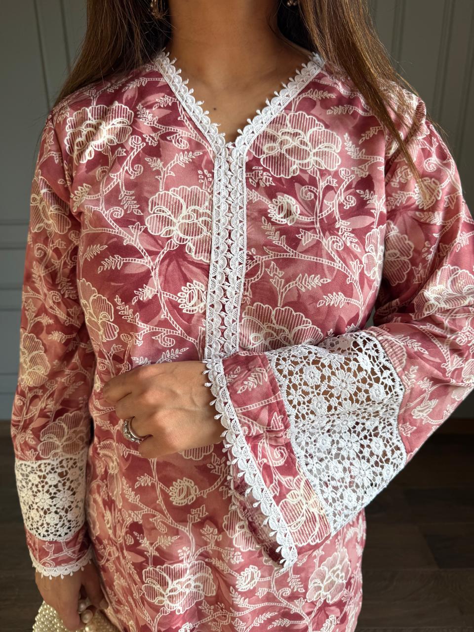 Pakistani style soft cotton co-ords (butter)