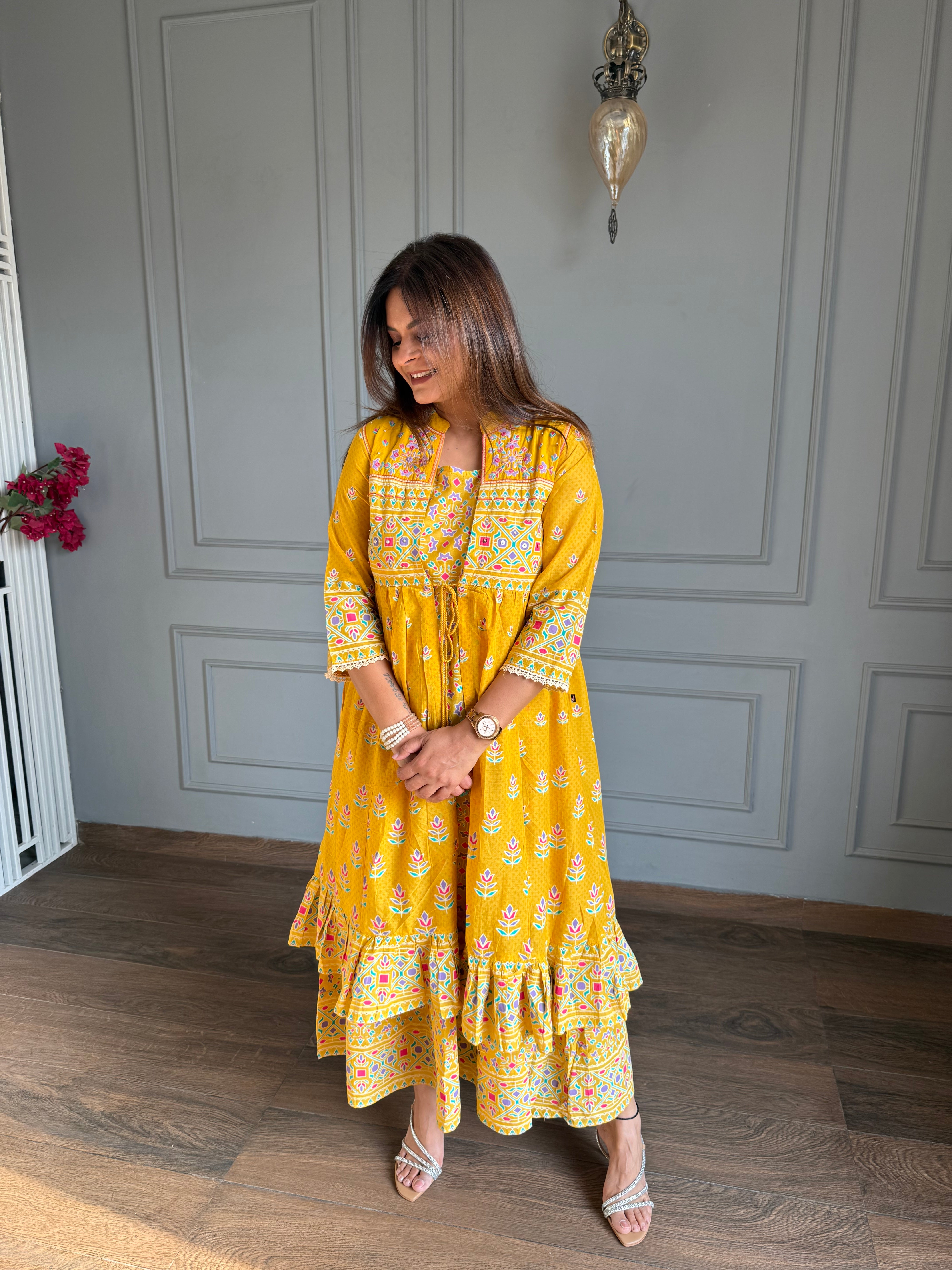 2 piece beautiful cotton dress (Tuesday)