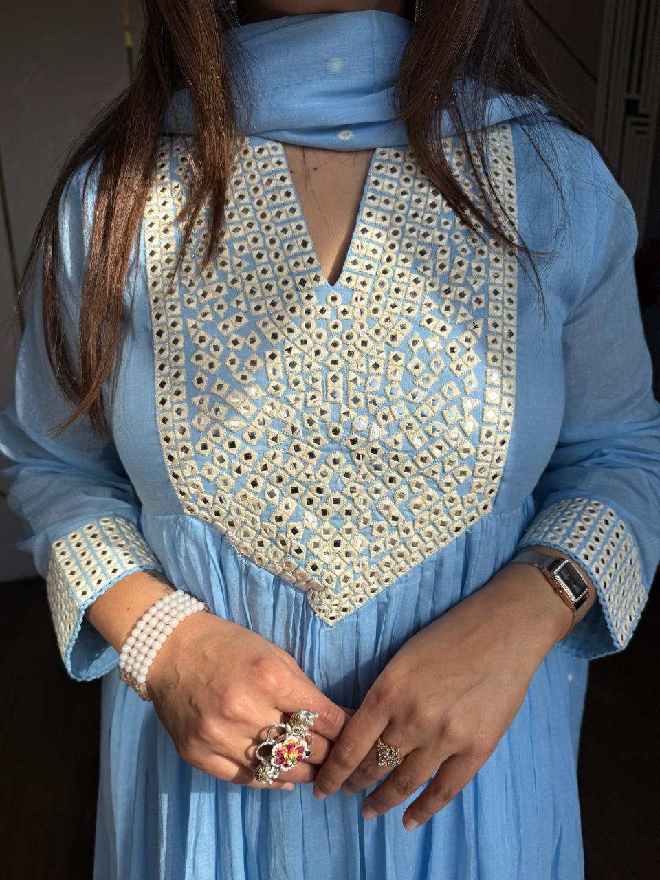 Mul cotton suit