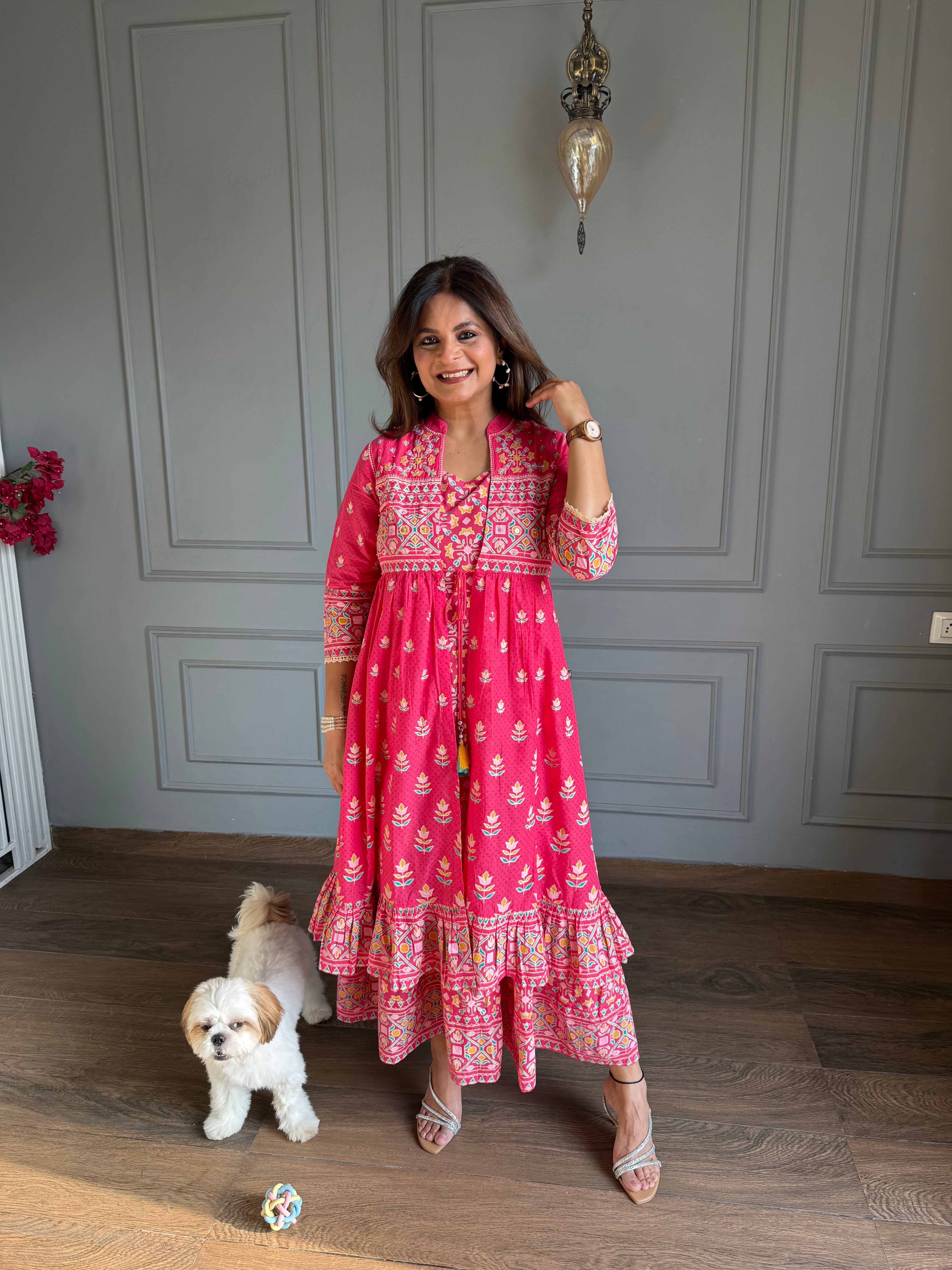 2 piece beautiful cotton dress (Tuesday)