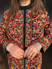 KASHMIRI EMBROIDED LONG WOOLLEN COAT