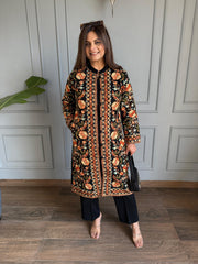 3 Piece woollen embroided co-ord set (Shahin)