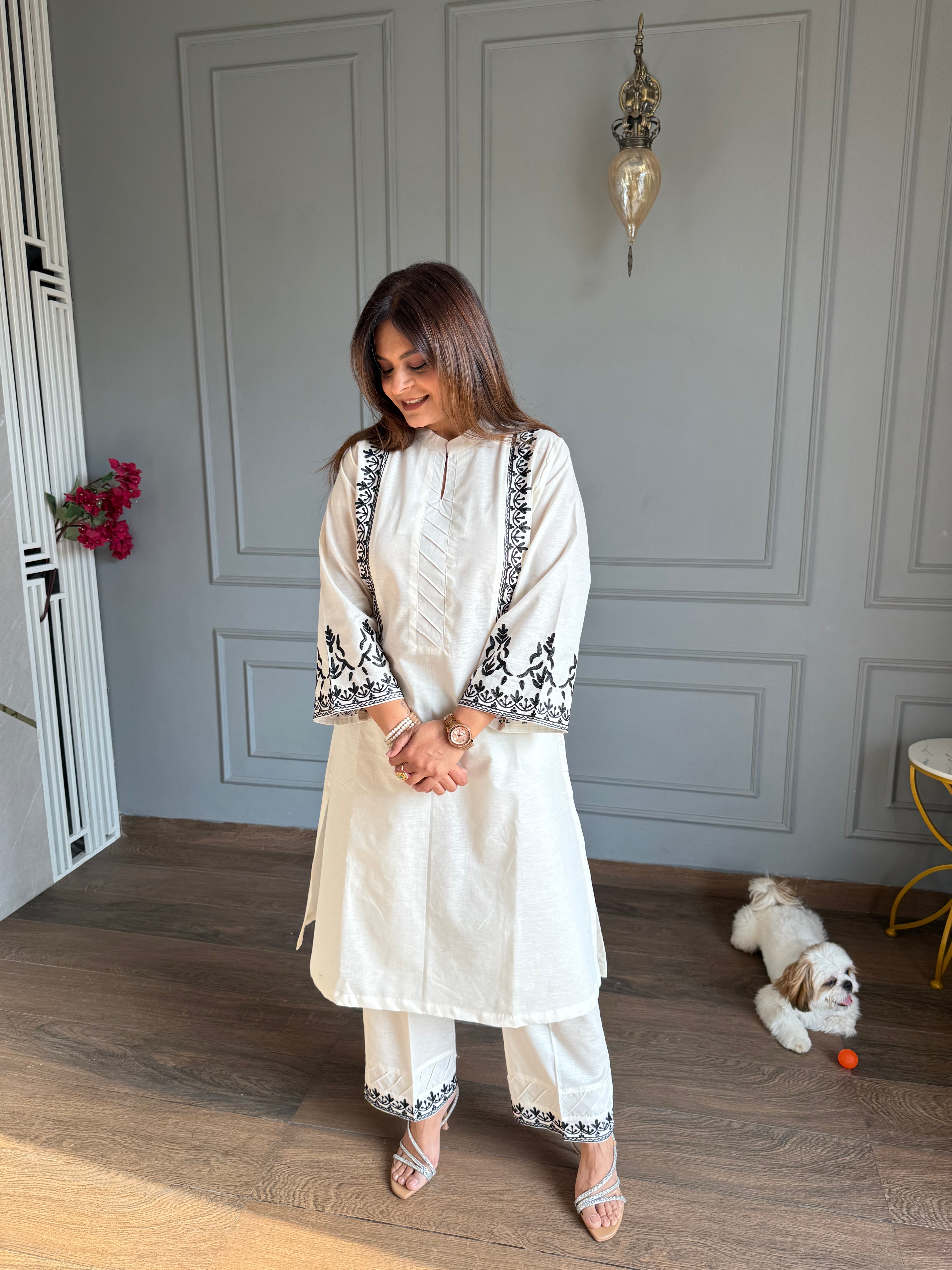 Cotton linen superior co-ords (Alka)