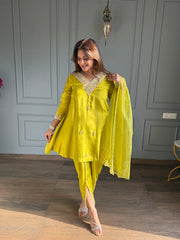 Handwork embroided short suit (Jaanvi)