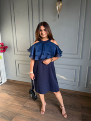 Cold shoulder dress (Prada)