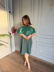 Cold shoulder dress (Prada)