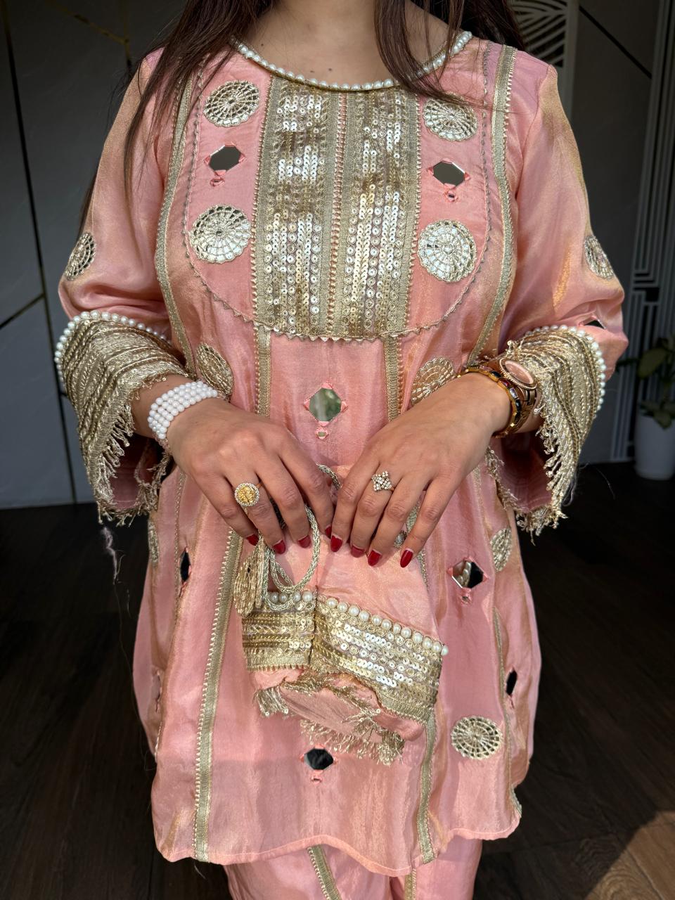 Formal organza co-ords