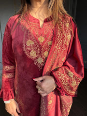 KASHMIRI PHERAN STYLE SHAWL SUIT