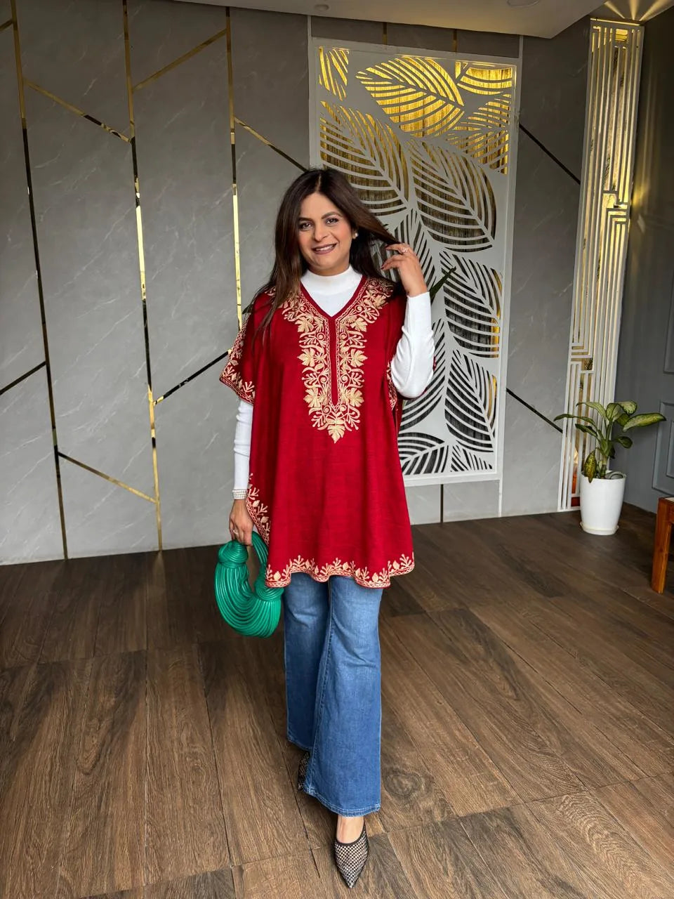 EMBROIDED KAFTAN