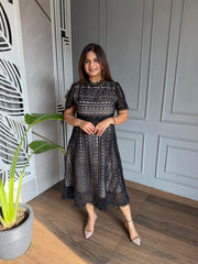 Black crochet dress (Dreamy)