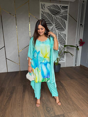 Crepe digital printed suit (Alina)