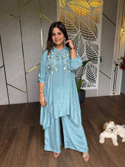 Beautiful hand embroidered kaftan set (Kali mirch)