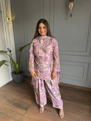 Cotton blend farshi salwar suit (Sahiba)