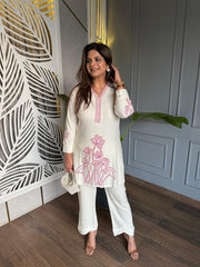 Knitted soft wool co-ord set (Zareen)