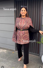 3 Piece short pashmina capes pattern 2 (Ruhani)