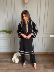 All new woollen zari work co-ord set (Gulbahar)