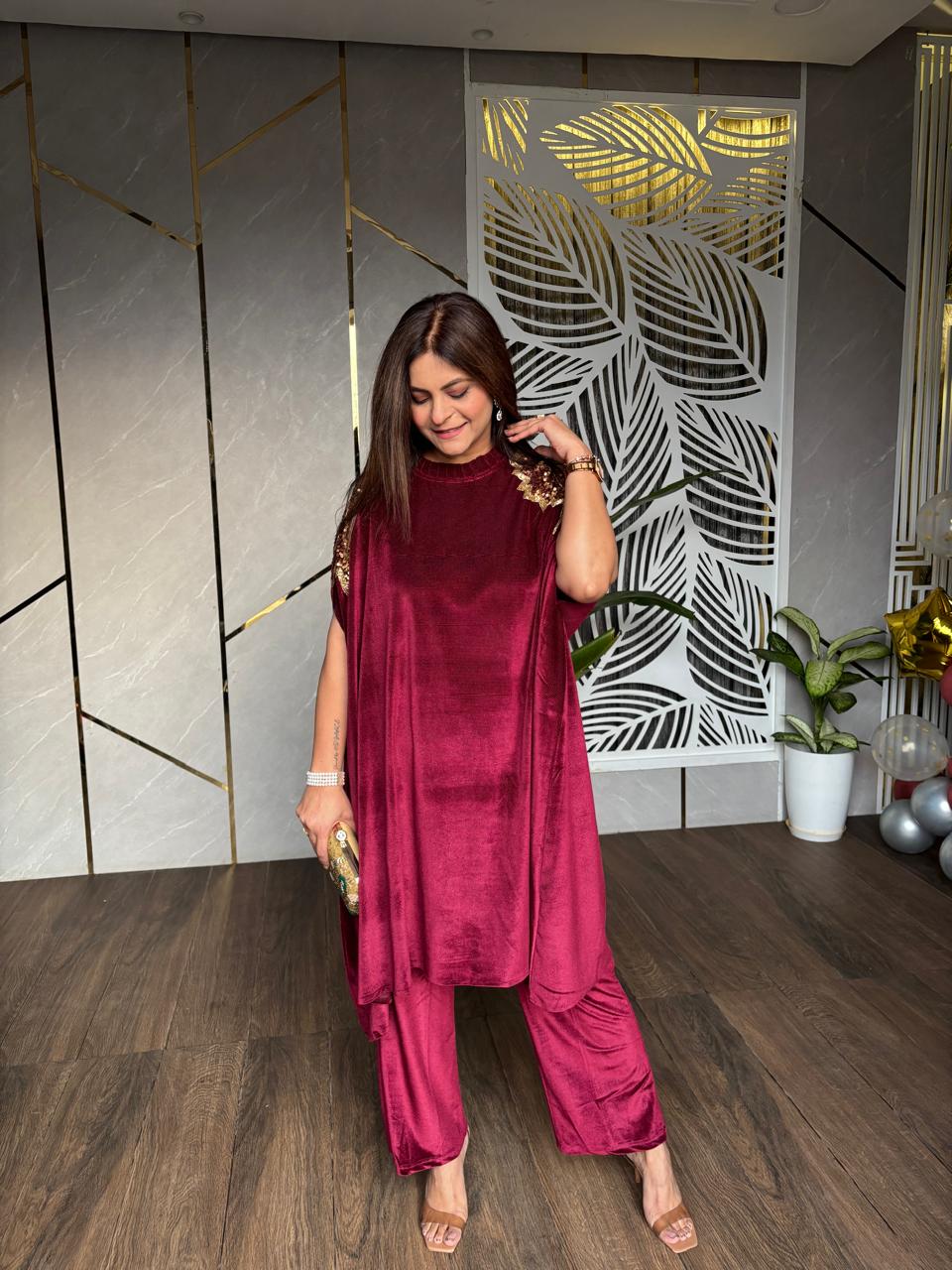 VELVET KAFTANS