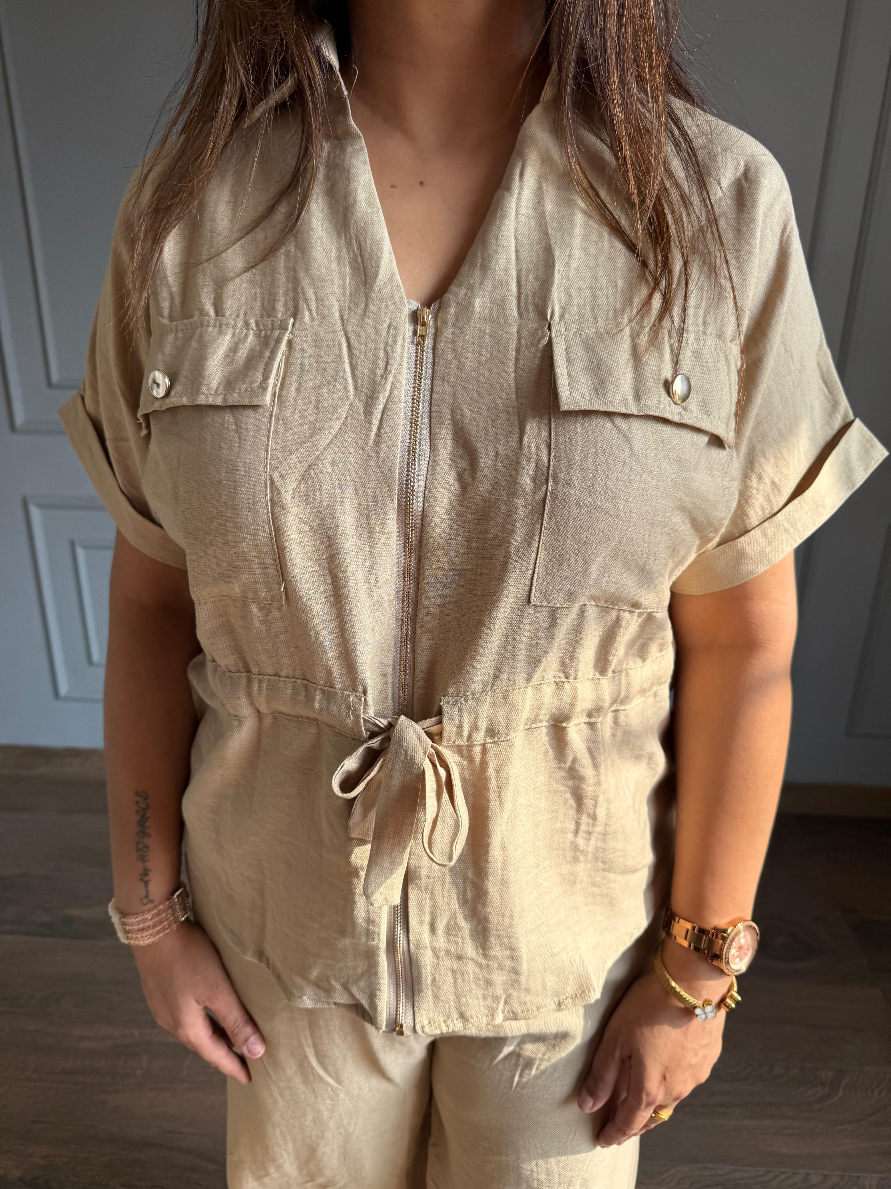 Super smart comfy zipper co-ord (Aria)