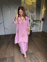 Customised handwork embroided kaftan set (Noor)