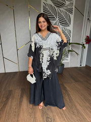 Embroided short kaftaan set (Rekha)