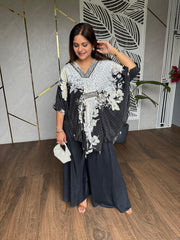Embroided short kaftaan set (Rekha)
