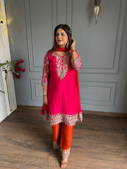 Beautiful formal crepe suit (Anita)