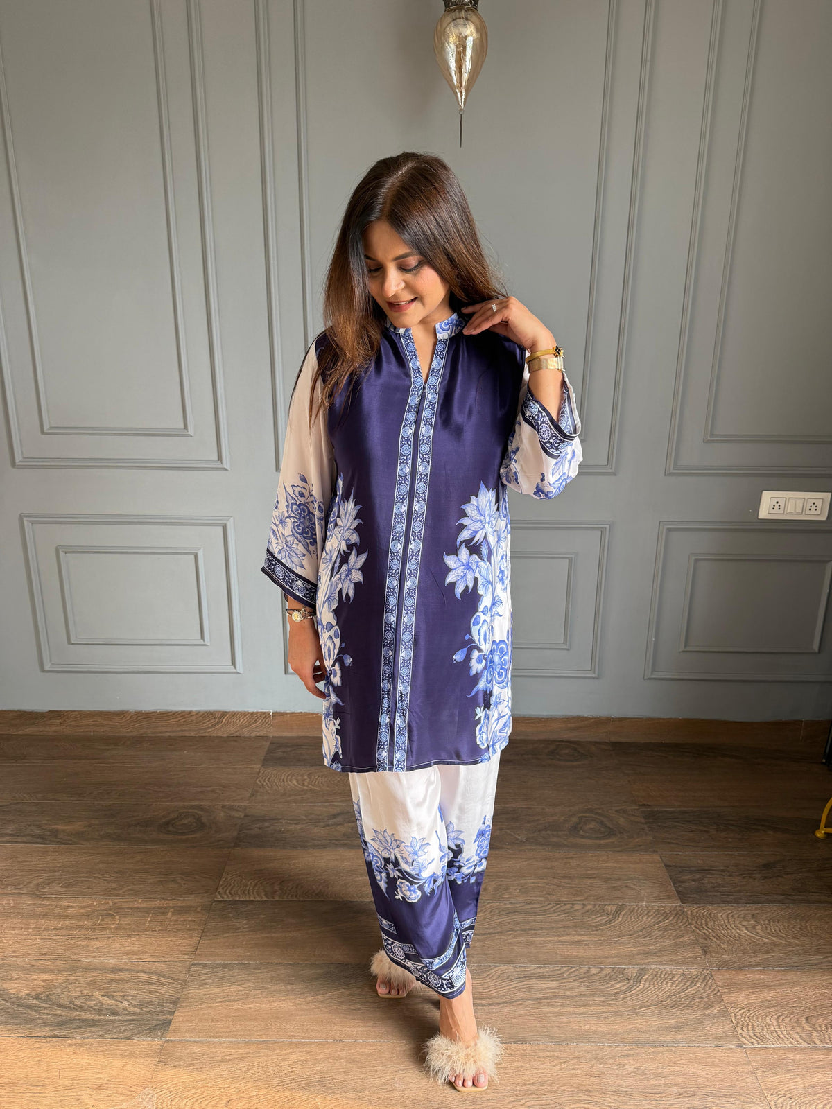 Crepe digital printed co-ord (Chloe)