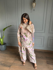 Cotton blend farshi salwar suit (Sahiba)